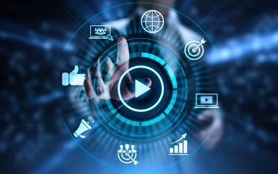 Digital graphic selecting the proper technology service